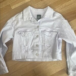 Wild Fable Lavender Cropped Jean Jacket